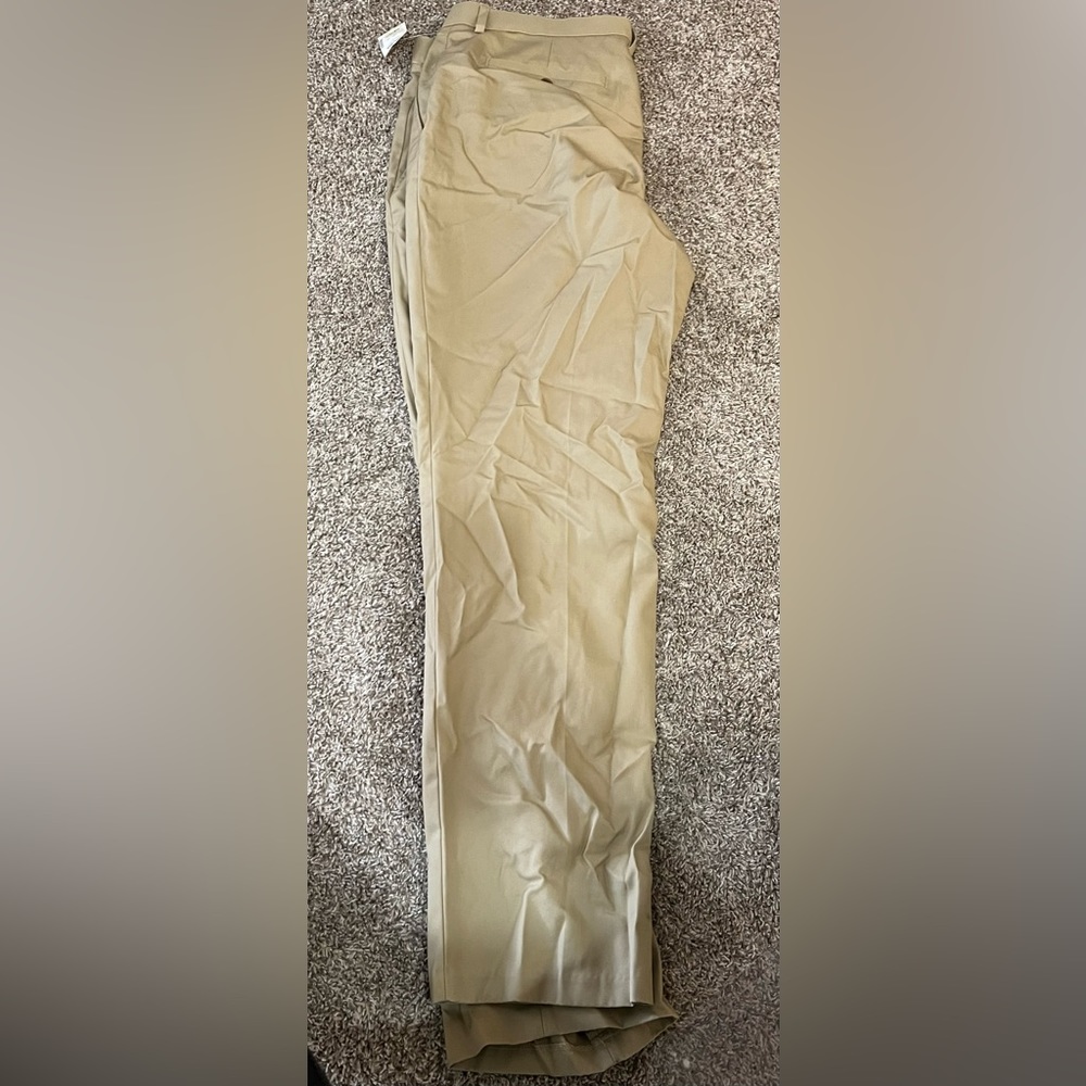 Alan Flusser wrinkle resistant khaki pants 38Wx32L NWTs